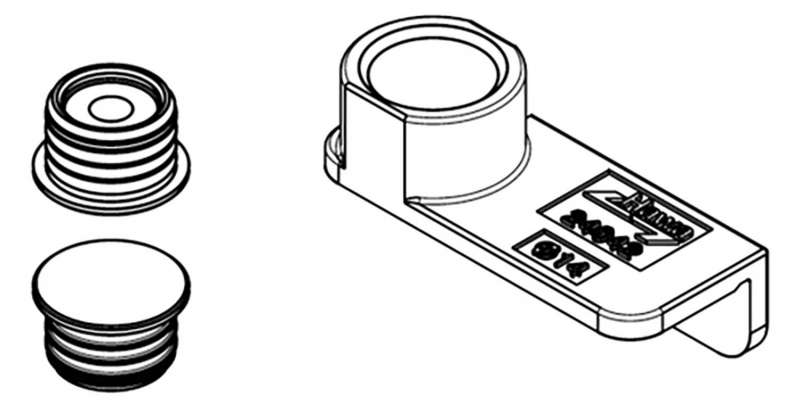 Tige De Centrage En Céramique Plaquée Titane 10 Mm - Non Magnétique, Pour Fraiseuse Et Tour - Précision 0,005 Mm