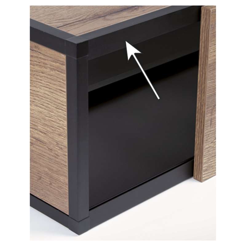 Cadro Profilé pour portes coulissantes, en applique : Partie haute - HETTICH