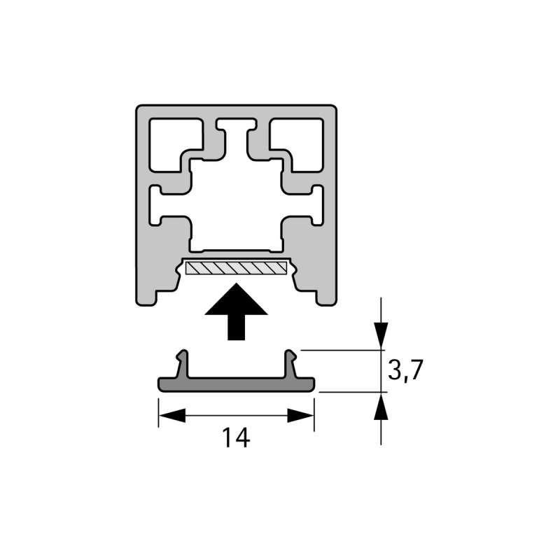 Cadro Profilé de diffusion / profilé de masquage