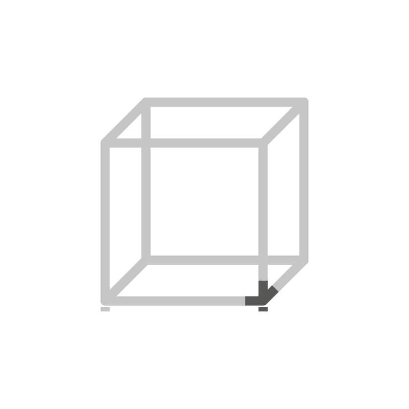 Cadro Nœud d’assemblage triple 3D avec réglage en hauteur
