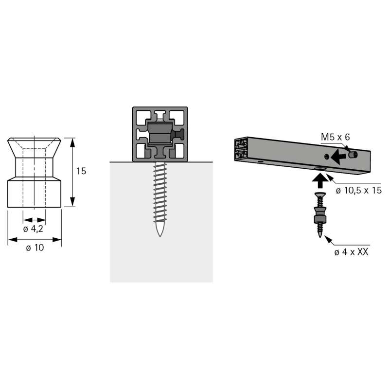 Cadro Douille de fixation