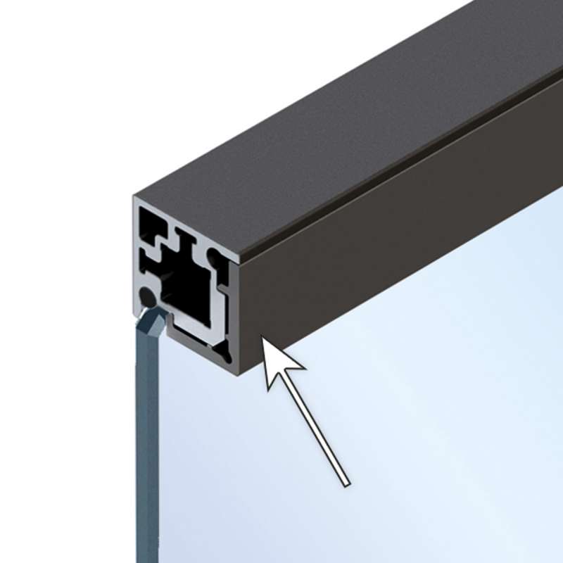 Cadro Profilé d’angle à clipser, d’un côté - HETTICH