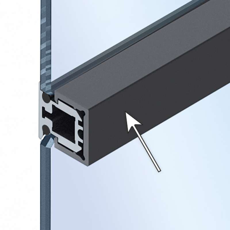 Cadro Profilé central, verre - HETTICH