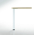 Pied de table métallique Ø60mm - CAMAR