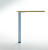 Pied de table métallique Ø60mm - CAMAR