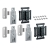 Kit de charnières centrale WingLine L standard - HETTICH