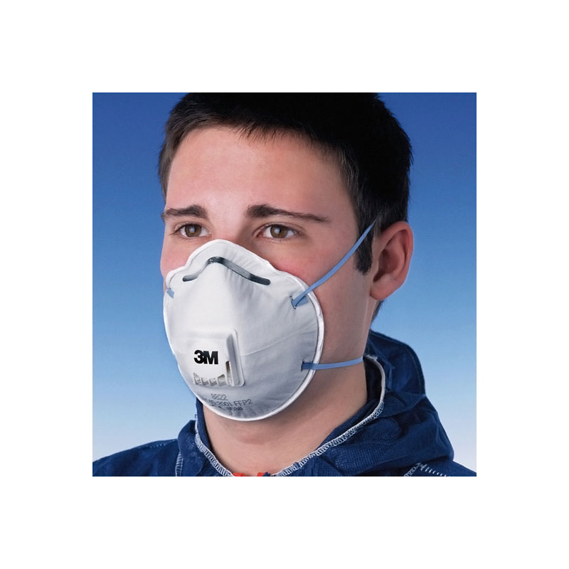 Masque anti-poussière avec valve FFP1 3M, 3 pièces