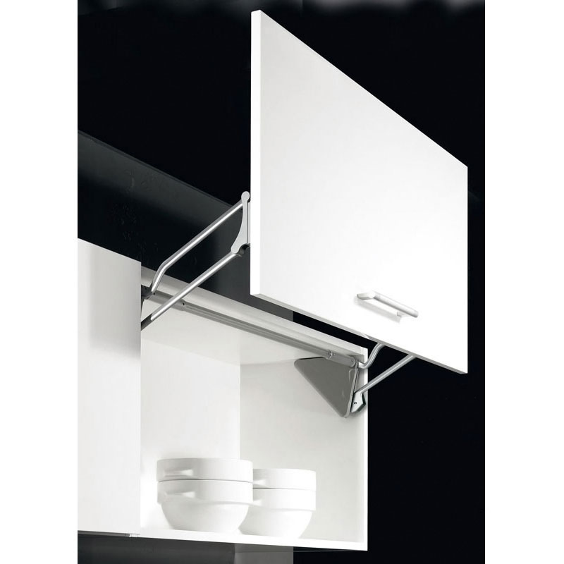 Mécanisme de porte relevable verticale pour meuble de cuisine